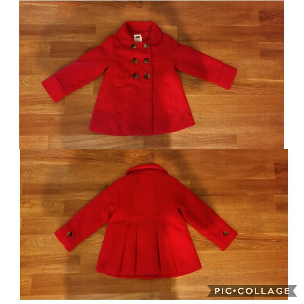 Adorable Girls 5T Old navy pea coat